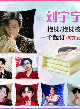刘宇宁周边抱枕摩登兄弟同款双面靠垫闺蜜同学生日礼物枕被子两用