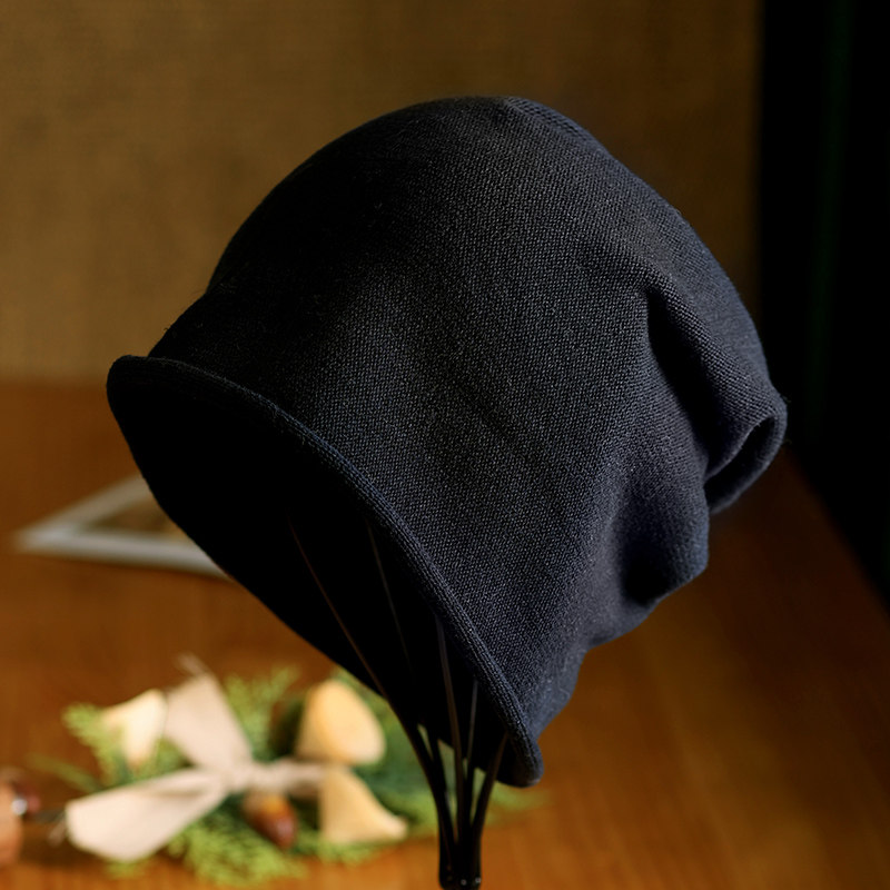 男士帽子秋冬男款包头帽针织毛线帽子大头围男士冬季保暖护耳冷帽