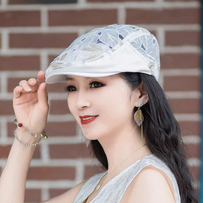 黛莎鸭舌帽逛街休闲女士春夏