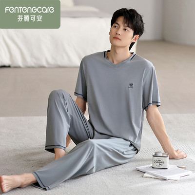 芬腾可安男士莫代尔短袖长裤