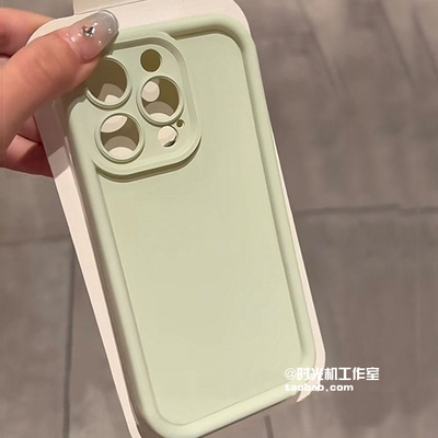 OPPOReno12硅胶曼波绿立体镜头软