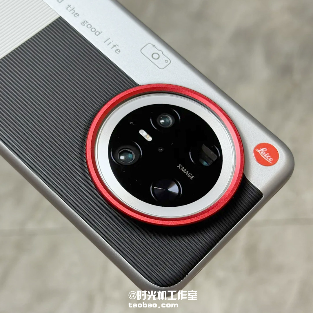 时尚红圈镜框适用华为Mate70pro+手机壳秒变莱卡相机壳Mate60电镀撞色Pura80/p70pro+经典黑白拼色素皮高级感