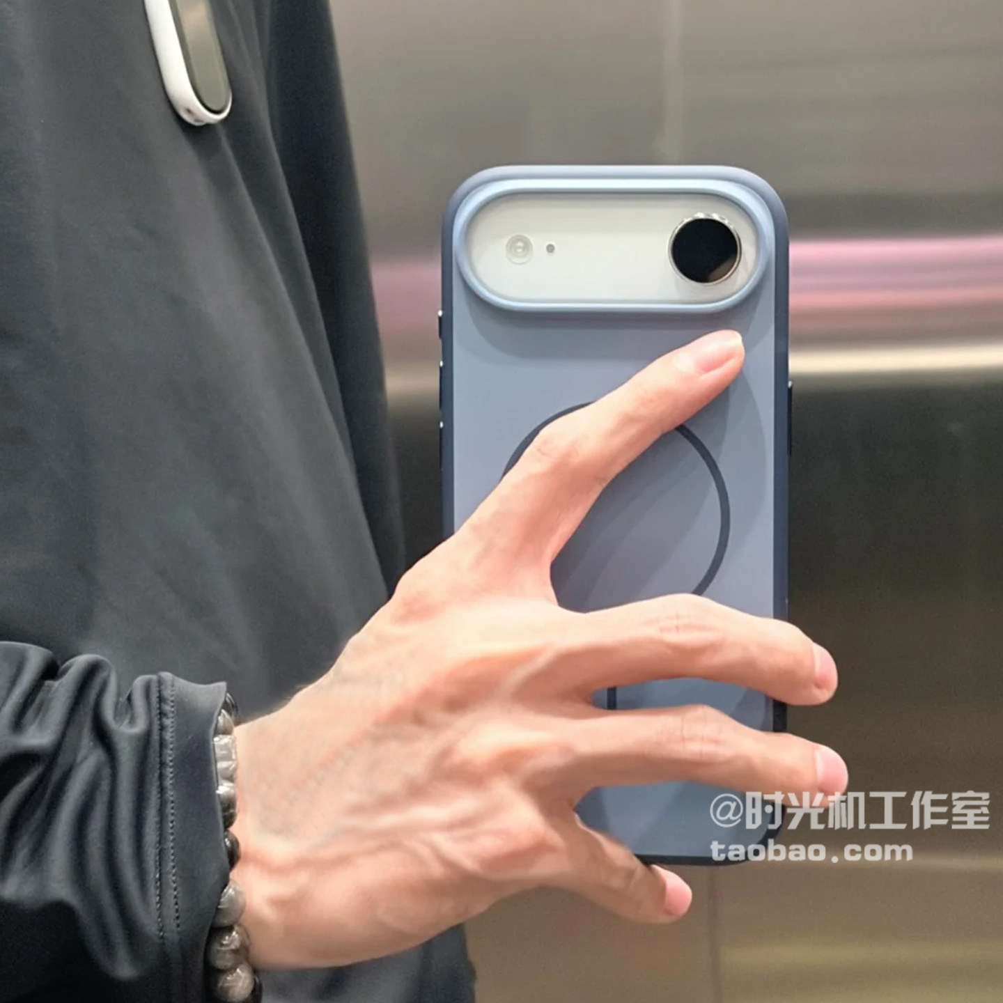 撞色边深海蓝肤感磁吸壳适用荣耀500手机壳500Pro保护套大孔镜头高级感全包边无线充电硬壳软边小众男女防摔+