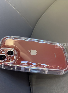 iPhone16苹果15椭圆气囊透明软