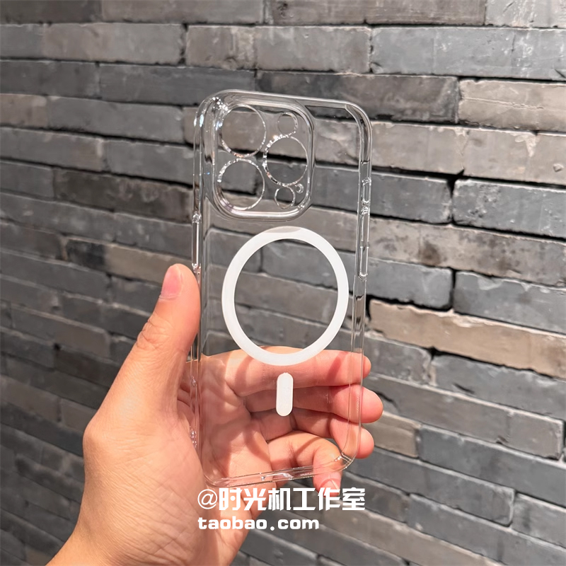 新品【高透裸机感】适用小米15手机壳内置磁吸充电保护壳15pro超薄透明14/13全包精孔镜头K80冠军版K70防摔套