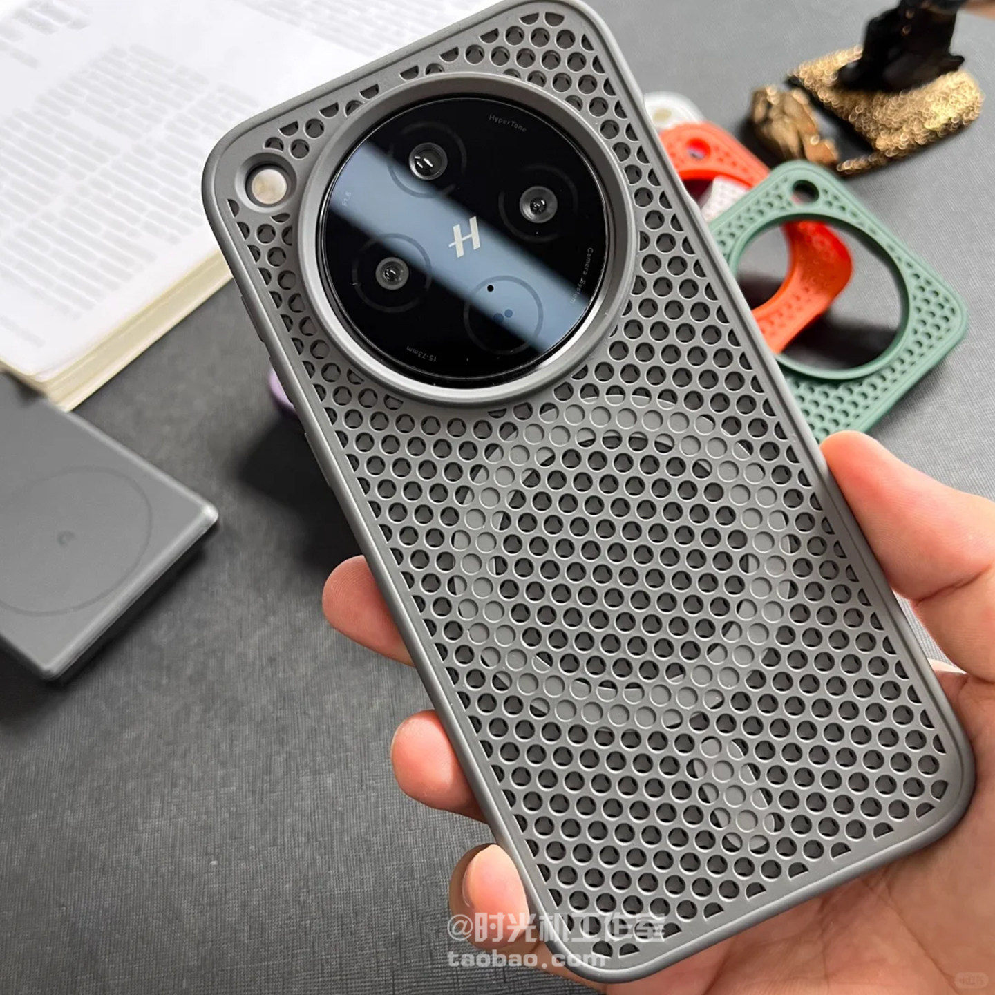 适用OPPOFindx8蜂窝巢散热磁吸