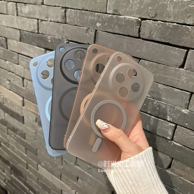 OPPOFindx8冰雾透明磁吸壳防指纹