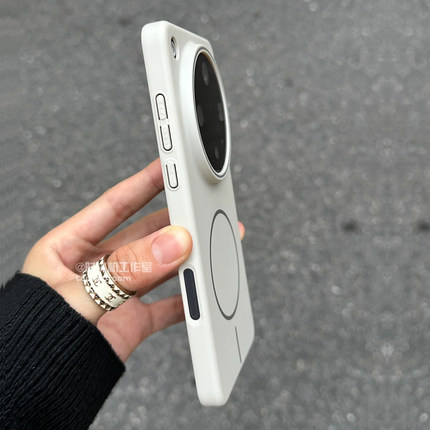 峰岩白肤感细线圈磁吸壳适用OPPOFindx8Ultra手机壳X8S+纯色X7高级感Reno14/13Pro简约PC硬12/11男女10/9新款