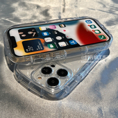 10pro 气囊壳findx6 X3手机壳4se透明软硅胶5 X7创意椭圆加厚适用opporeno9 3保护套男女8小众k10x k11防摔K9