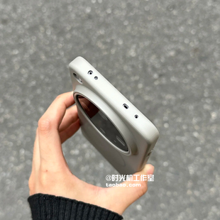 Ace5 12超薄硬壳1 5pro简约 亲肤防手汗一加13T 镜头加高适用OPPOfindX8Ultra手机壳钛灰色细圈磁吸保护套X8S