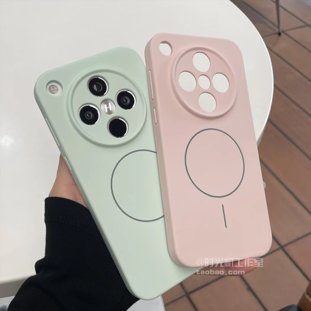 曼波绿ins韩风液态硅胶磁吸壳适用OPPOFindx8Ultra手机壳X8Pro全包镜头精孔肤感不发黄防指纹纯色男女保护套s