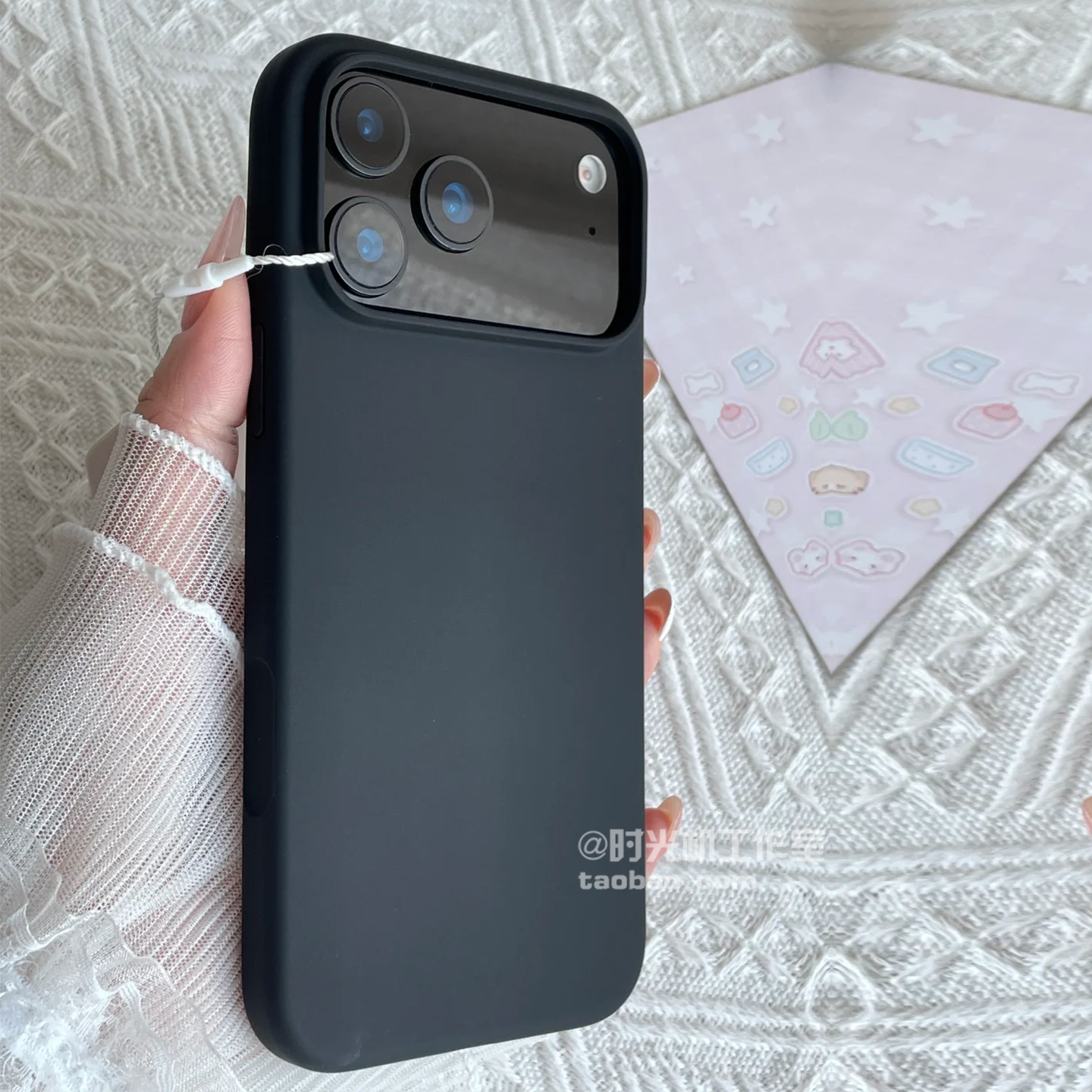 thumbnail for Retro milk tea brown liquid silicone for iPhone17 Air dirt resistant for apple 17Promax phone case 16 15PRO solid color 14 full bezel 13 12 skin feel anti-fingerprint 11 men and women