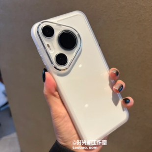 一体镜头膜全包防刮花适用华为Pura80手机壳P80PRO+硅胶软壳80Ultra超薄透明保护套pura70防摔p60/50新款简约