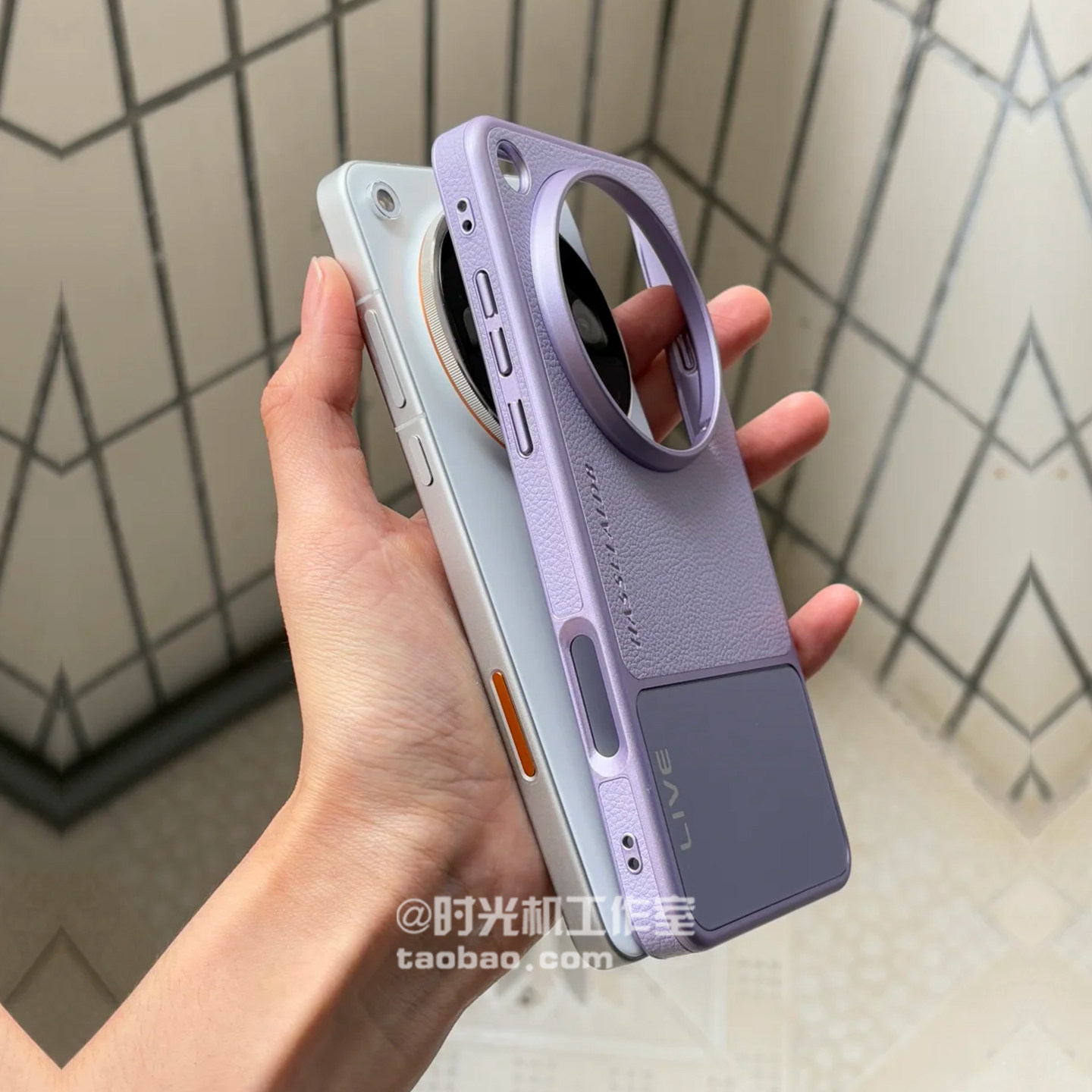 适用OPPOFindx9Ultra拼接素皮纹