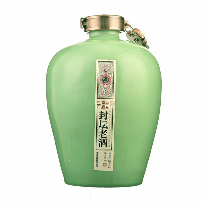 贵州容大酱酒封坛老酒53度酱香型白酒5L一坛送礼商务聚会收藏酒