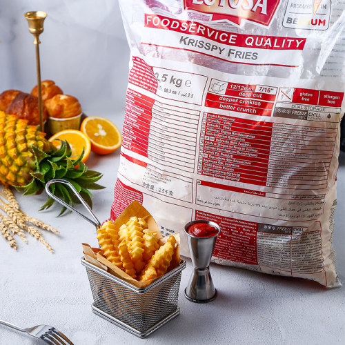 比利时路多萨冷冻曲薯条油炸小吃