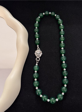 新中式天然玉髓项链个性时尚首饰