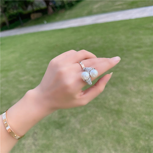 首饰女高贵纯银指环名媛气质轻奢