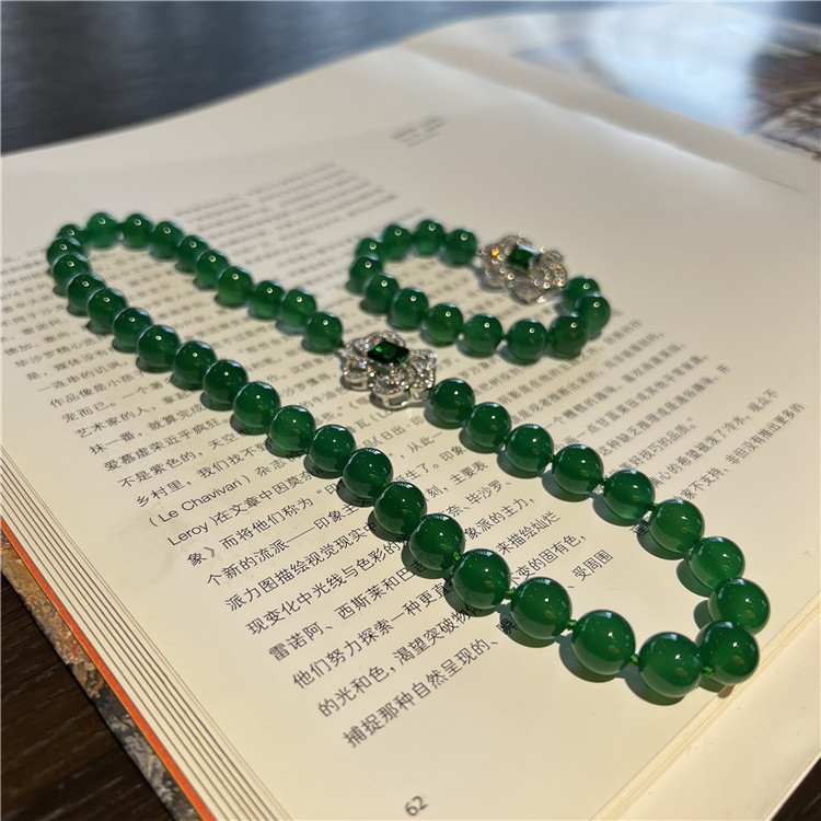 玛瑙项链手链简约百搭高端大气