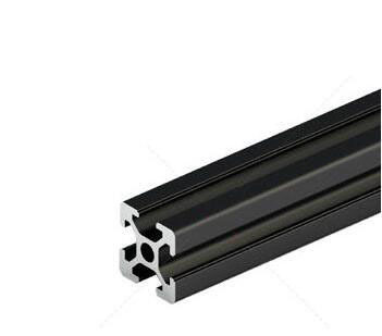 2020H 黑色铝型材 黑铝材铝型材 20系铝材门 欧标铝合金型材