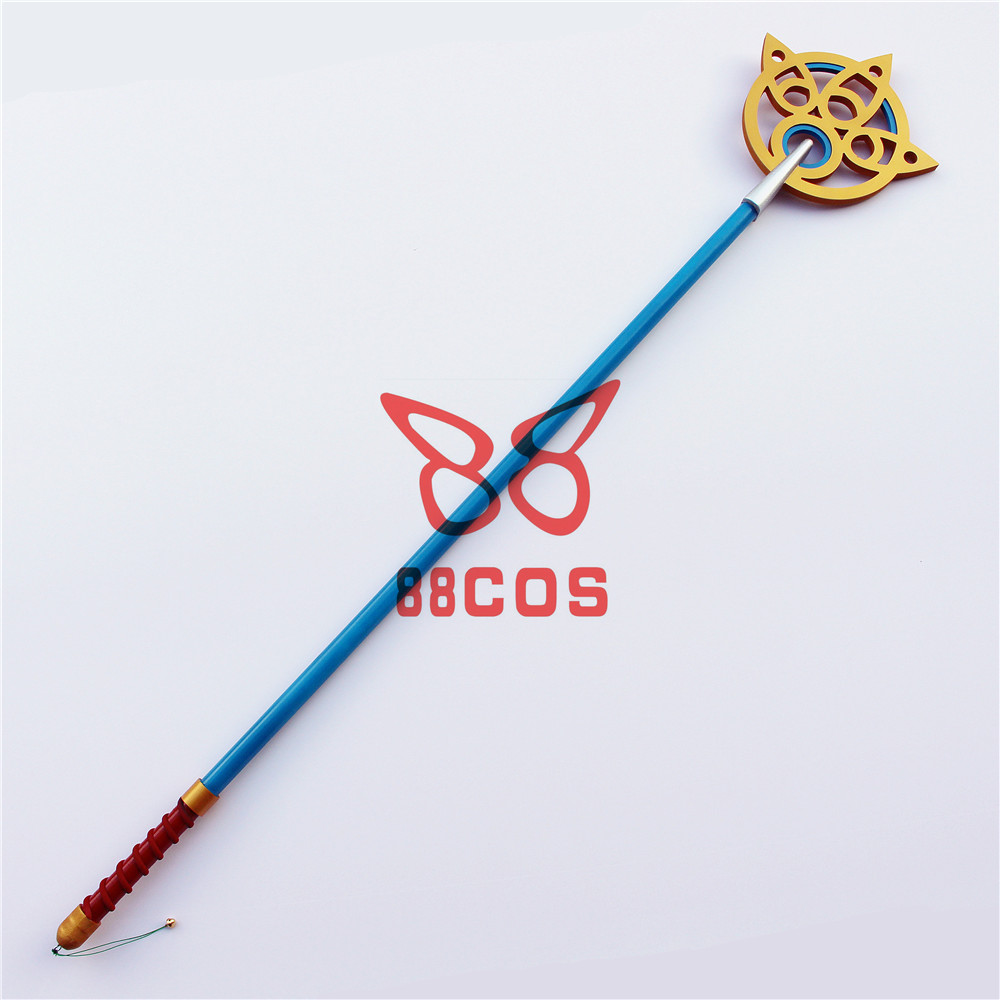 最终幻想FFX尤娜手杖武器cos道具