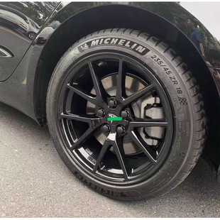 改装特斯拉配件Model3/X/Y轮毂盖18寸19寸中心盖焕新3轮胎标志盖