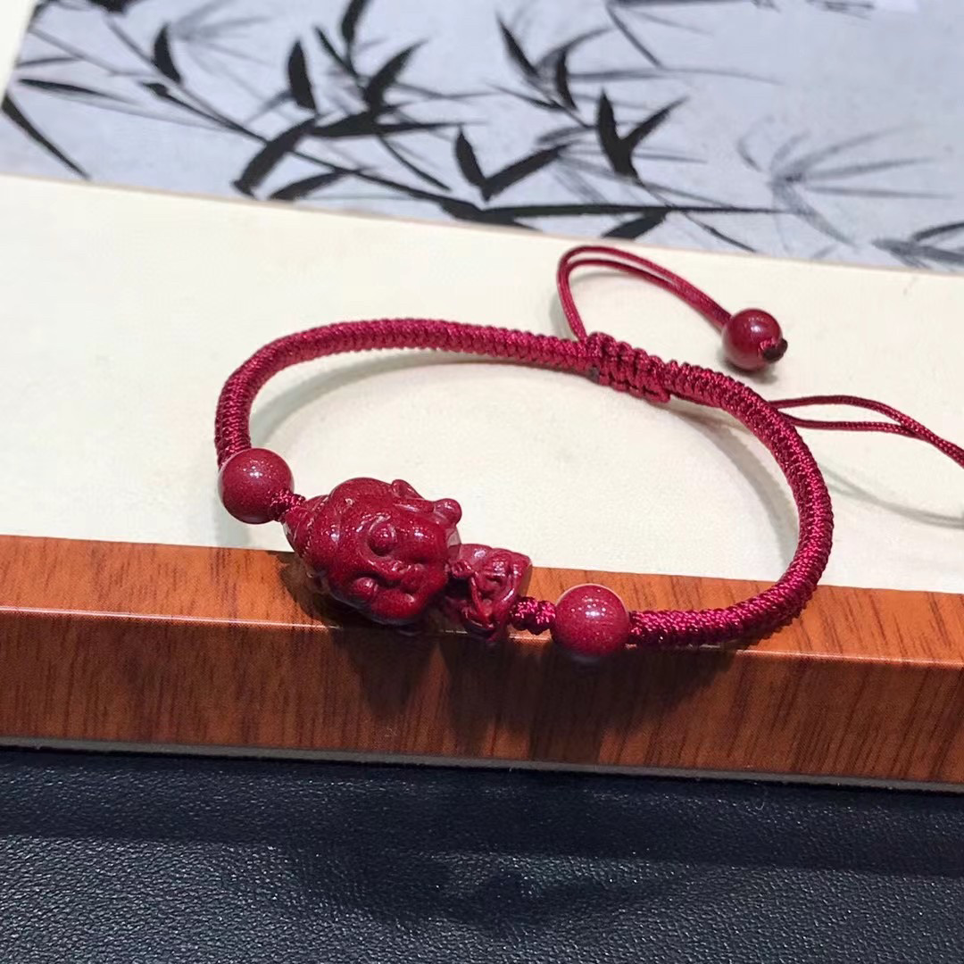 紫金砂朱砂十二生肖八大守护神编织红绳高含量朱砂手链,珠宝/钻石/翡翠,手饰,淘宝优惠券,粉丝福利购,淘宝优惠卷