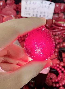 匠砂男女晶体砂全红全透真朱砂