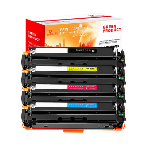 适用惠普CF500A 202a彩色硒鼓HP M254dw打印机HPm280nw 281碳粉盒