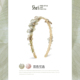 shes茜子自然复刻陌上花开轻奢原创优雅刺绣花朵发箍头箍发卡发饰