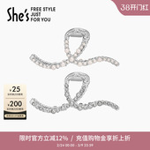 shes茜子巴比耶复古莹润工艺珍珠抓夹大号盘发夹后脑勺鲨鱼夹