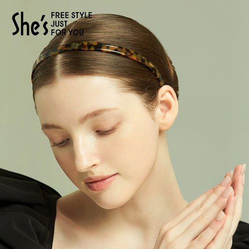 shes茜子醋酸板材高级感发箍