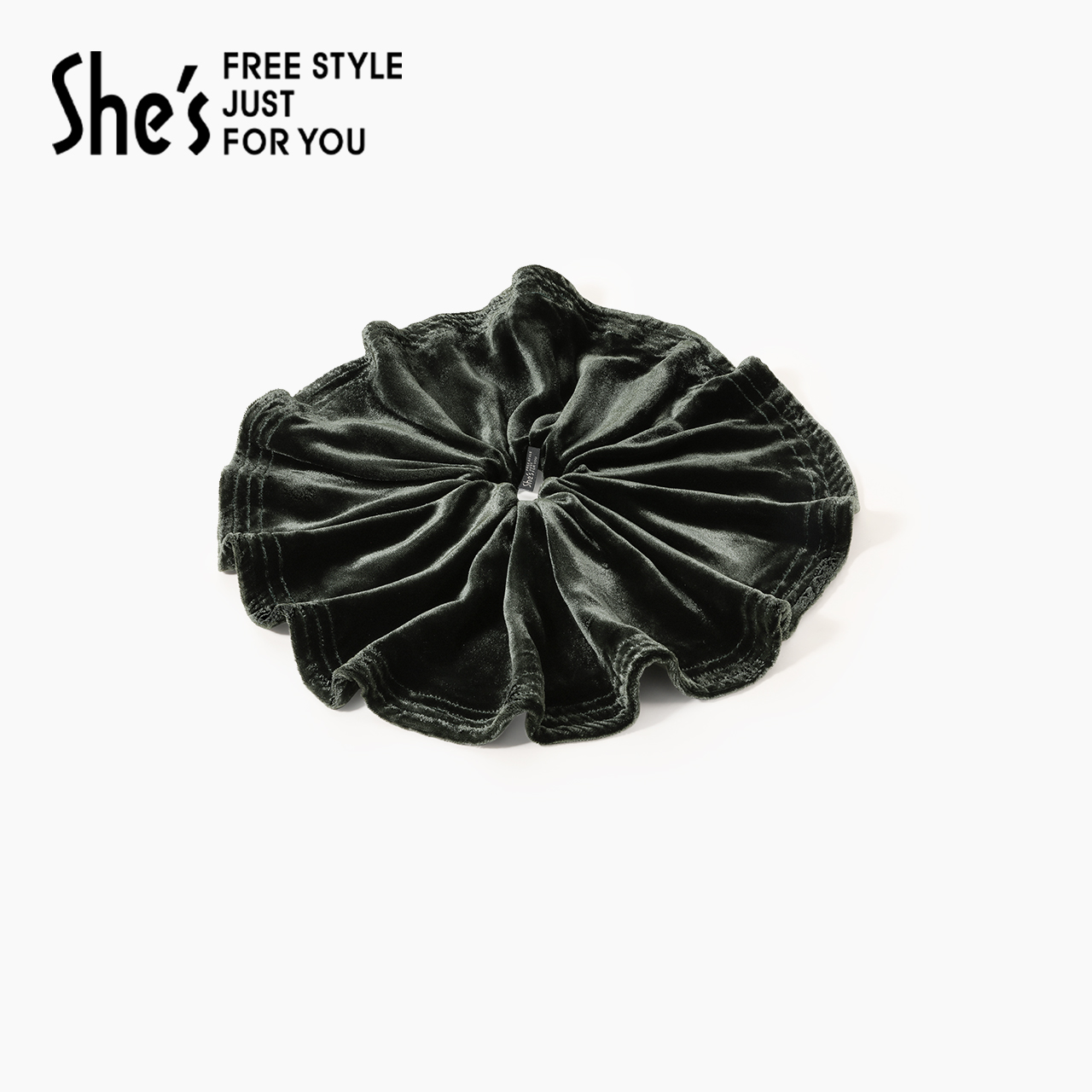 shes茜子巴比耶序曲轻奢优雅丝绒高级感超大马尾发圈2025秋冬新品