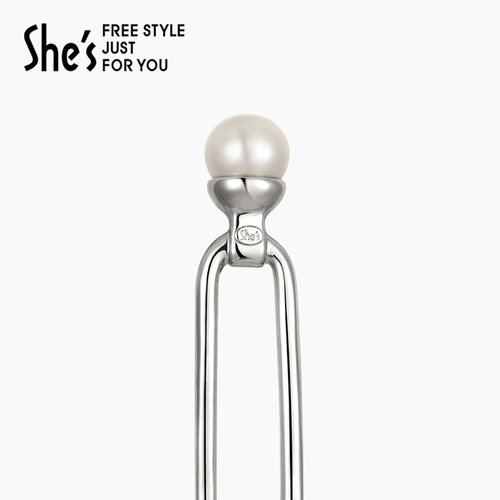 shes茜子工艺珍珠U型新中式发簪