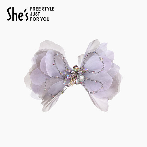 shes茜子梦幻薄纱发夹