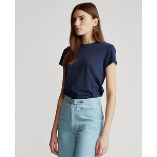 纯色休闲百搭款 显瘦 全棉 26年夏季 短袖 奢侈老牌 圆领 T恤女 新款