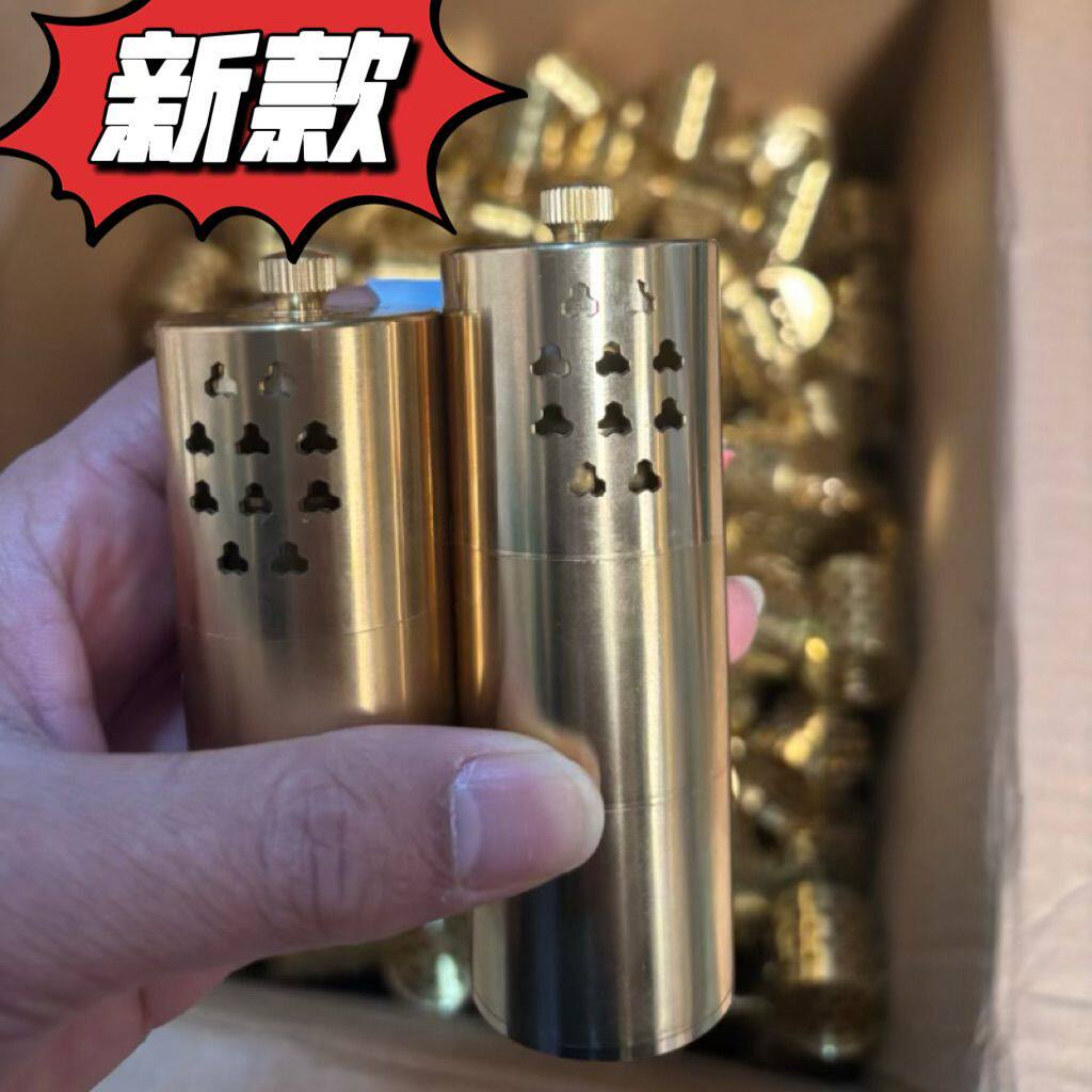 清风孔雀怀炉全黄铜二代怀炉成品全套带香薰仓自制怀炉手持暖炉