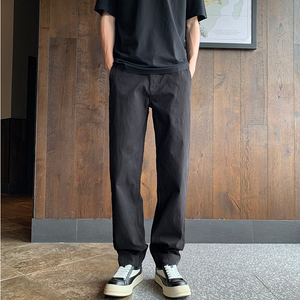 抖音 美式可调节水洗破坏耐磨直筒做旧休闲裤男高街 K1006P65图片