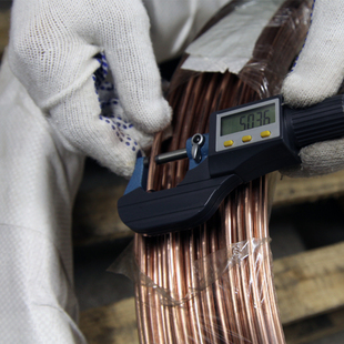 2025 T2国标直径5.0mm裸铜线20平方纯铜软线电线定型单铜芯红铜线