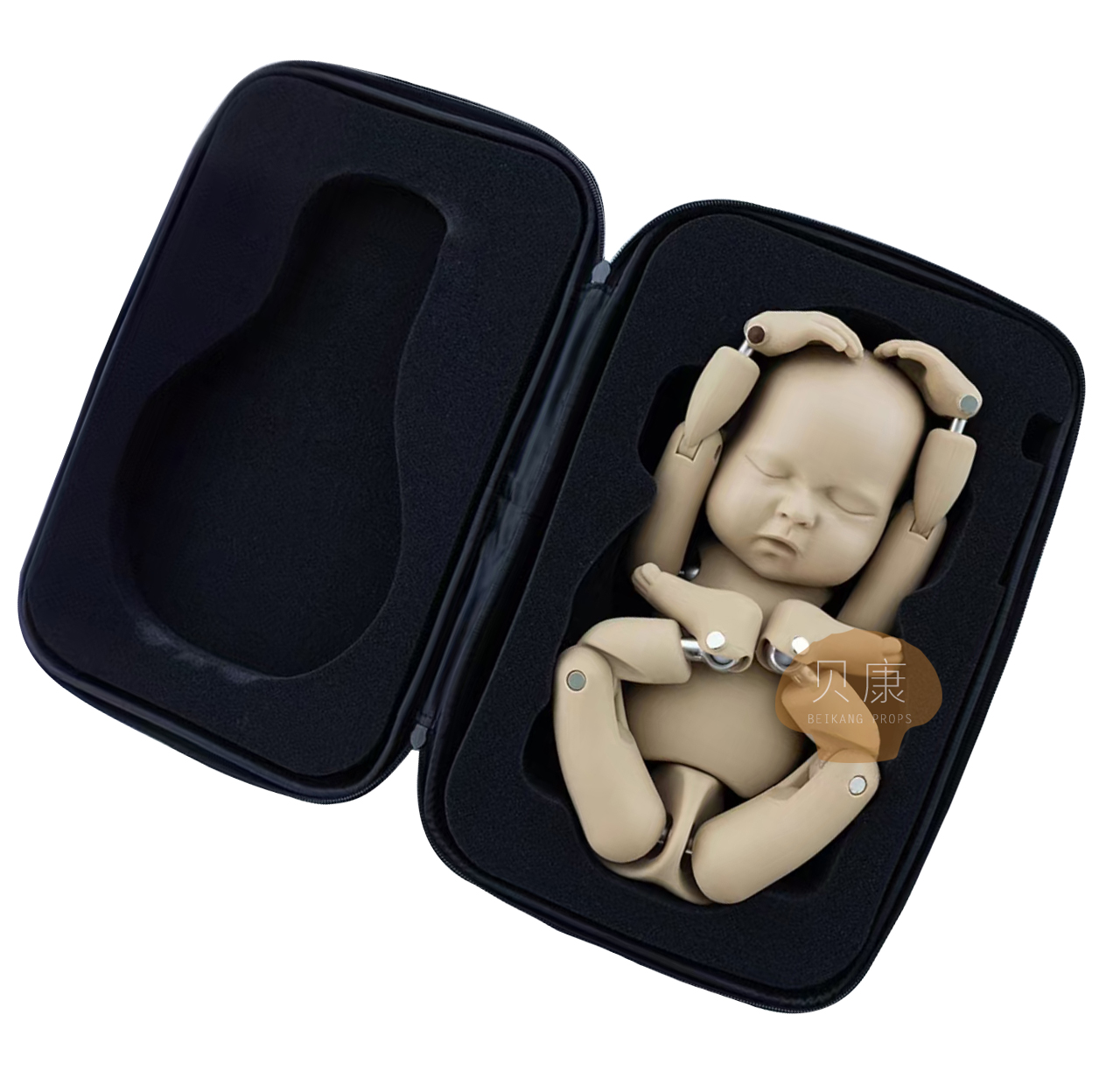 仿真关节娃娃练习新生儿包裹摄影神器 影楼宝宝月子拍照辅助道具