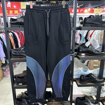 匹克正品男子春秋款针织长裤休闲时尚舒适潮流紧口运动裤F311051