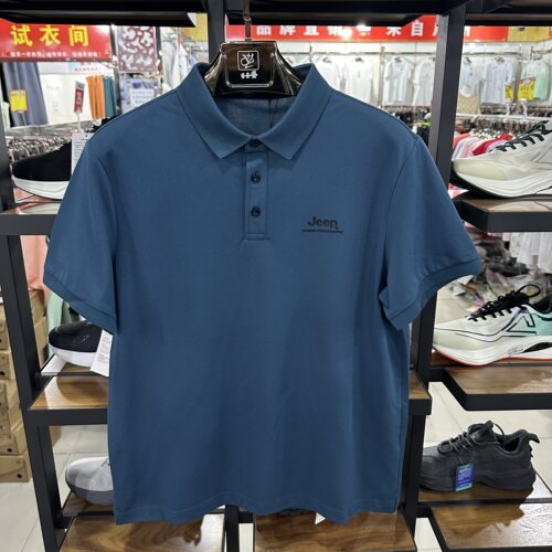 吉普Jeep正品男翻领短袖Polo衫休闲时尚都市半袖上衣J322199999