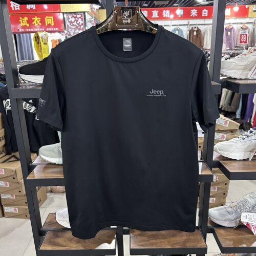 吉P正品男子夏季圆领短袖T恤速干跑步运动健身半袖上衣J222194566