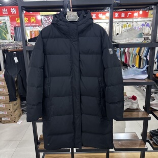 CBA品牌男子长款羽绒服户外运动过膝连帽加厚保暖上衣外套563281