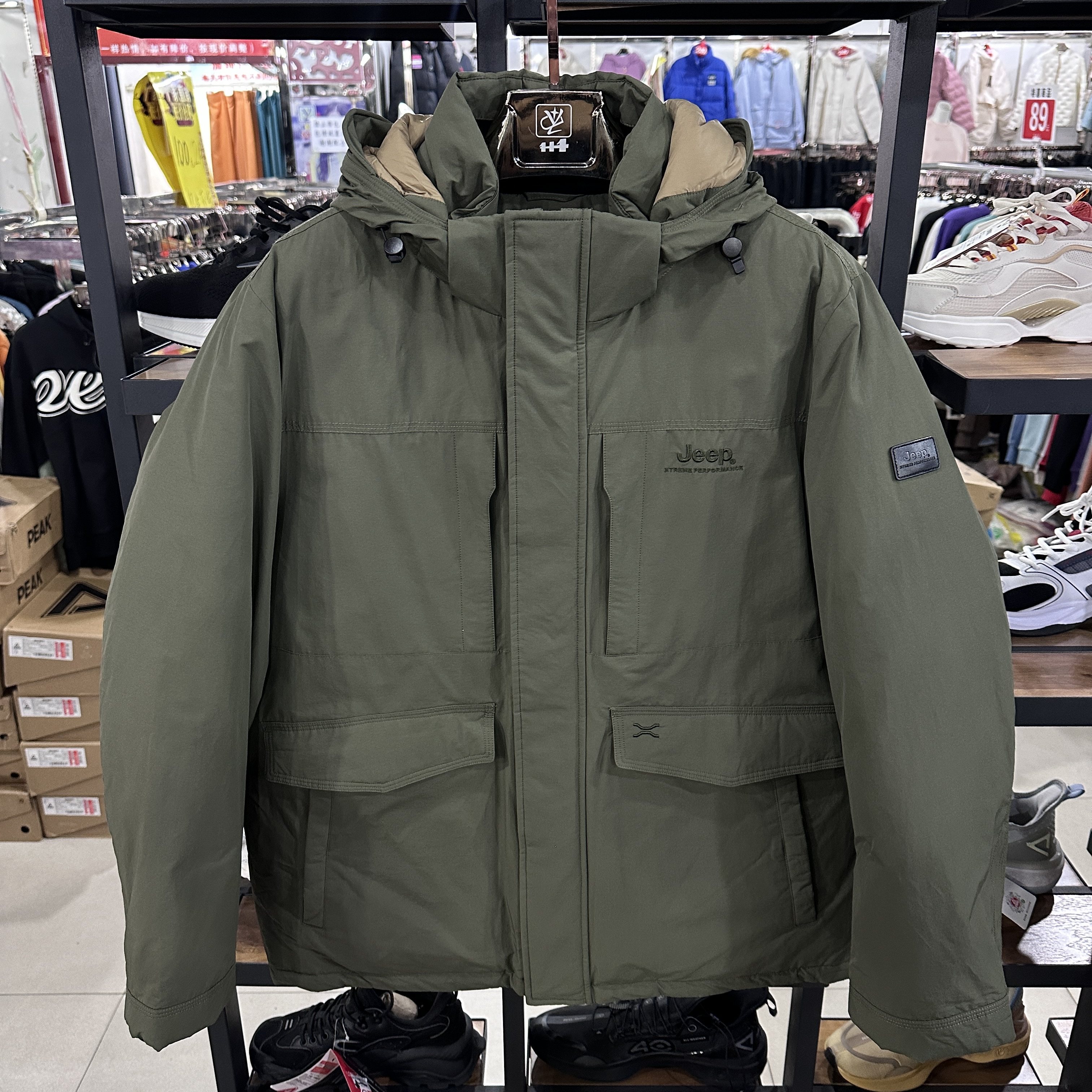 吉P正品男子羽绒服通勤工装防风加厚保暖外套时尚上衣J242194757,运动服/休闲服装,运动羽绒服,淘宝优惠券,粉丝福利购,淘宝优惠卷