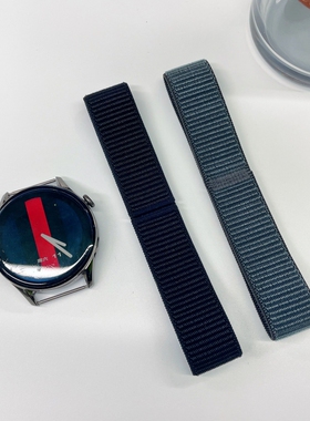 适用Garmin佳明Instinct手表带Fenix6 Pro/5X/7S/255织物魔术贴腕