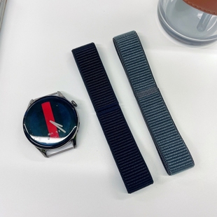 适用Garmin佳明Instinct手表带Fenix6 Pro/5X/7S/255织物魔术贴腕