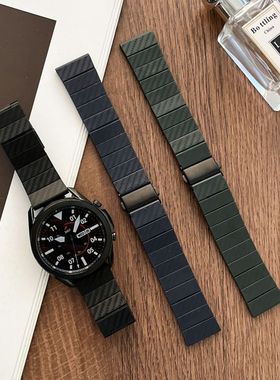 Garmin佳明forerunner158/245 645venu2p 3t 255塑料炭纤维纹表带