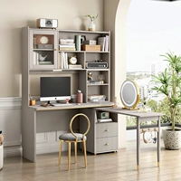 Nordic Light Luxury Desk Книжная полка -в одном современном минималистском маленьком квартире компьютерный стол