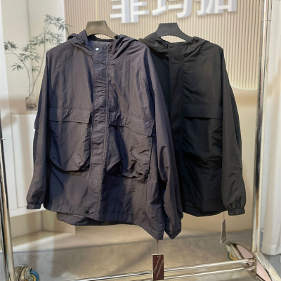 丽贝卡春季新百搭连帽外套上衣女